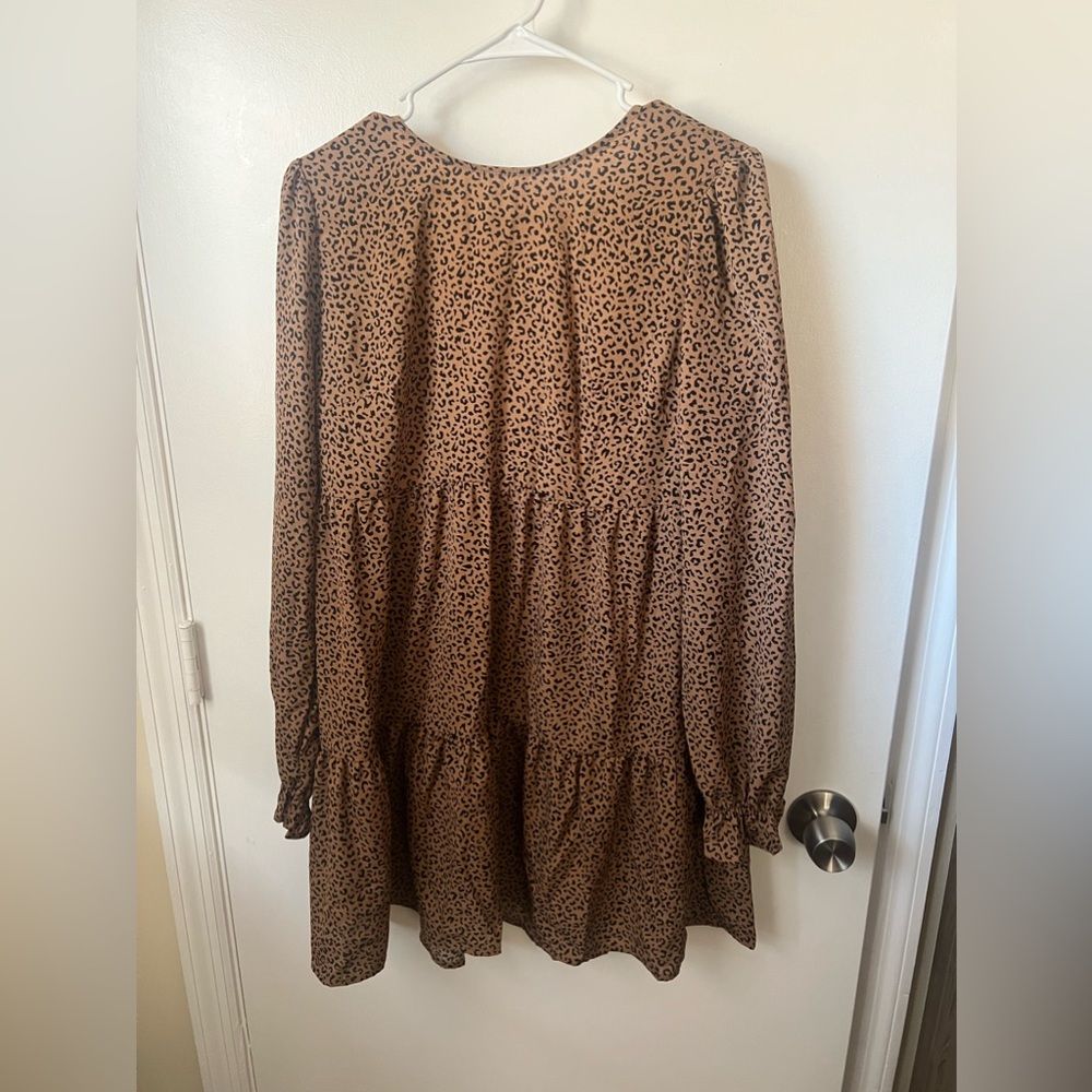 Leopard Tunic Top